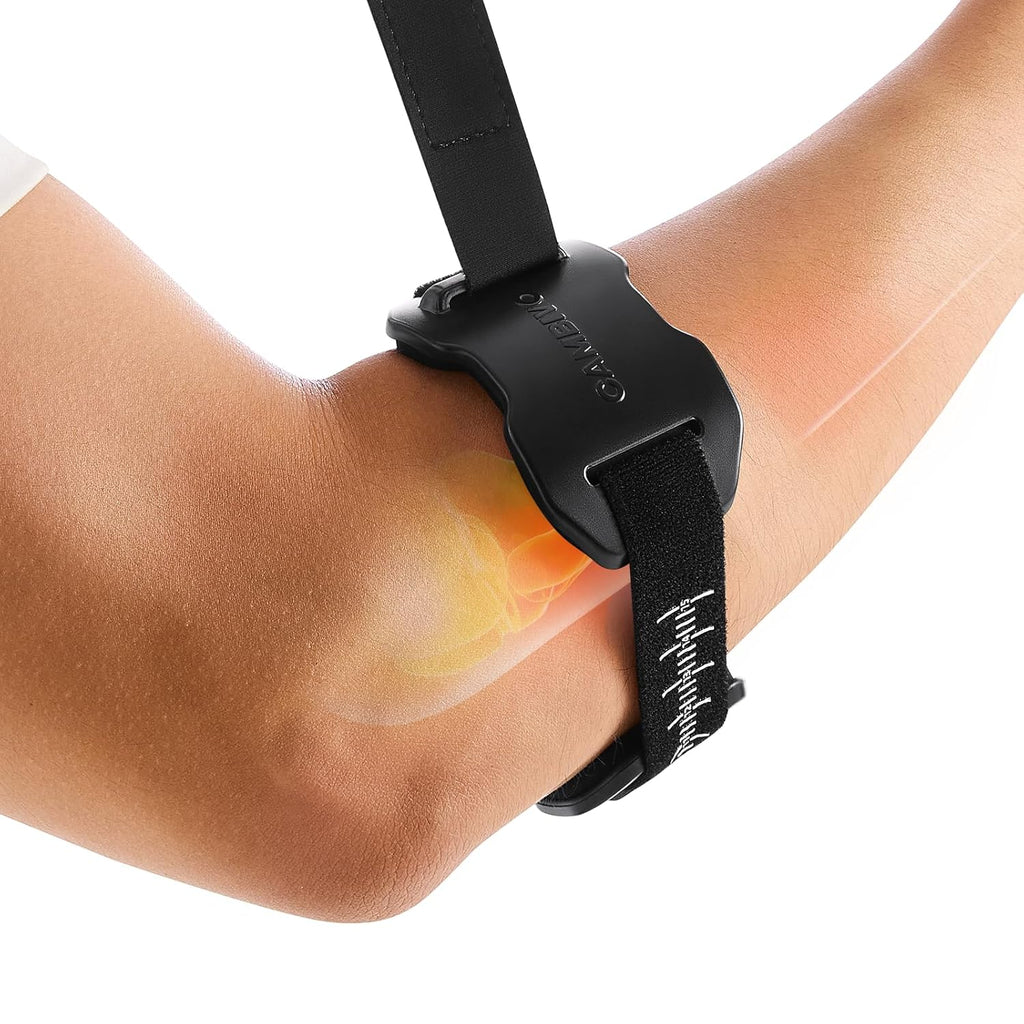 CAMBIVO Next-Generation Tennis Elbow Support Strap with Precision Compression Scale, Advanced Tennis Elbow Support for Men